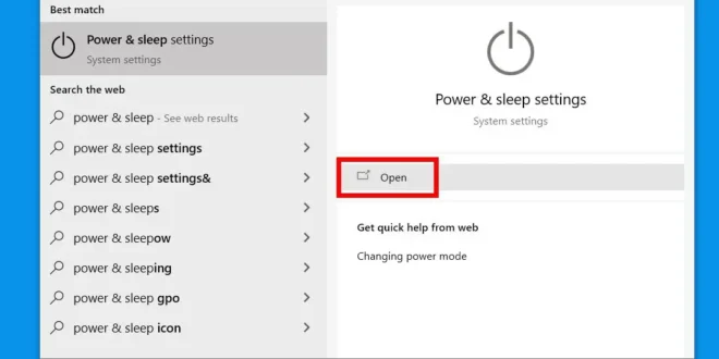 How to Turn Off Sleep Mode on a Windows 10 PC