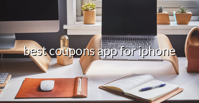 best coupons app for iphone