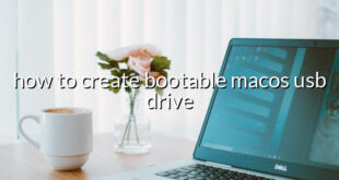 how to create bootable macos usb drive