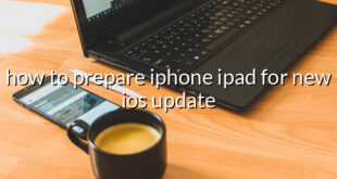 how to prepare iphone ipad for new ios update