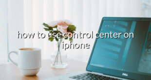 how to use control center on iphone