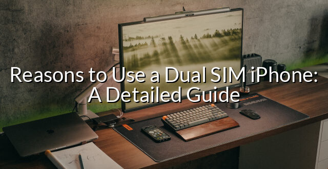 Reasons to Use a Dual SIM iPhone: A Detailed Guide