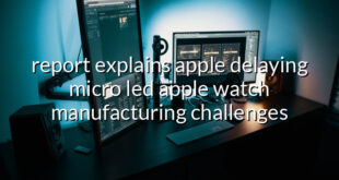 report explains apple delaying micro led apple watch manufacturing challenges