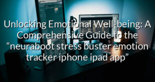 Unlocking Emotional Well-being: A Comprehensive Guide to the “neuraboot stress buster emotion tracker iphone ipad app”